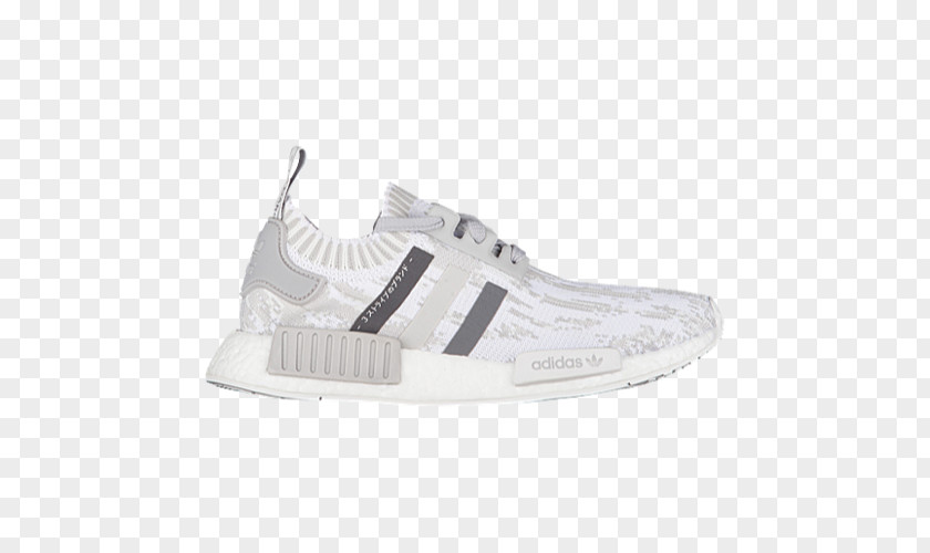 Adidas NMD R1 Primeknit Mens Shoes White PNG