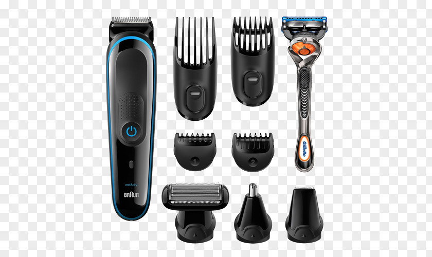Gillette Razor Hair Clipper Braun Body Grooming Comb Shaving PNG