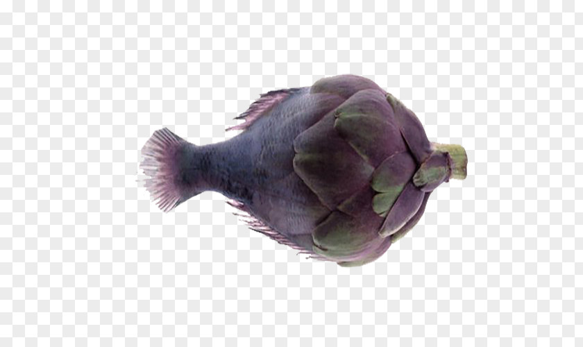 Purple Eggplant Fish Computer File PNG