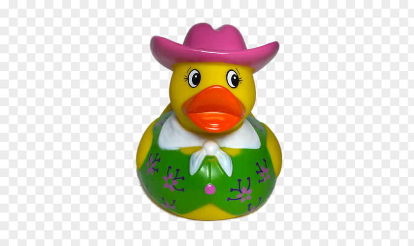 Cowboy Bandana Duck Figurine Beak PNG