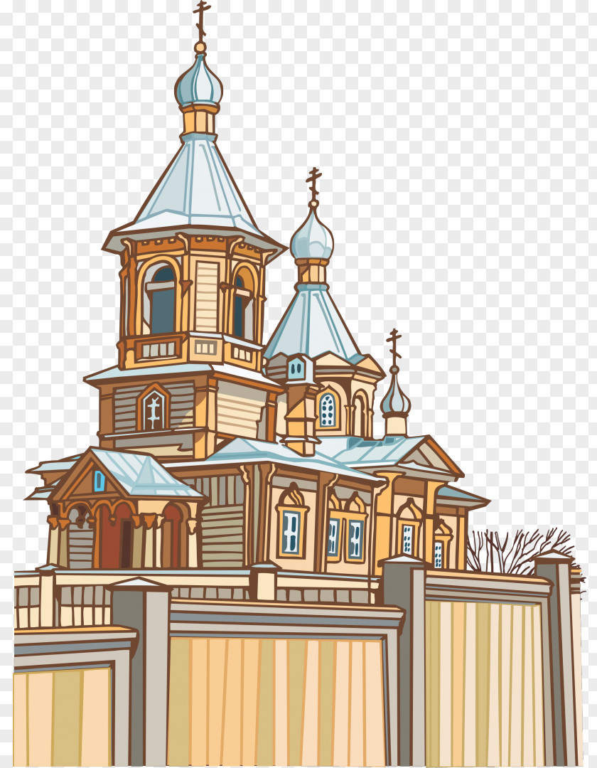 Medieval Architecture Illustration Middle Ages Drawing PNG