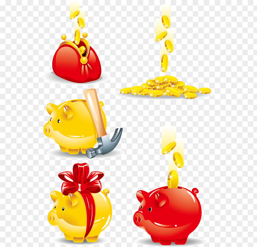 Piggy Bank Creatives Coin Money Clip Art PNG