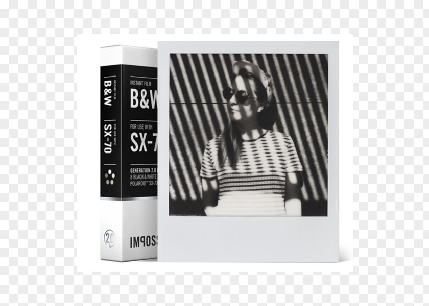Polaroid Sx70 SX-70 Photographic Film Originals Black And White Camera PNG
