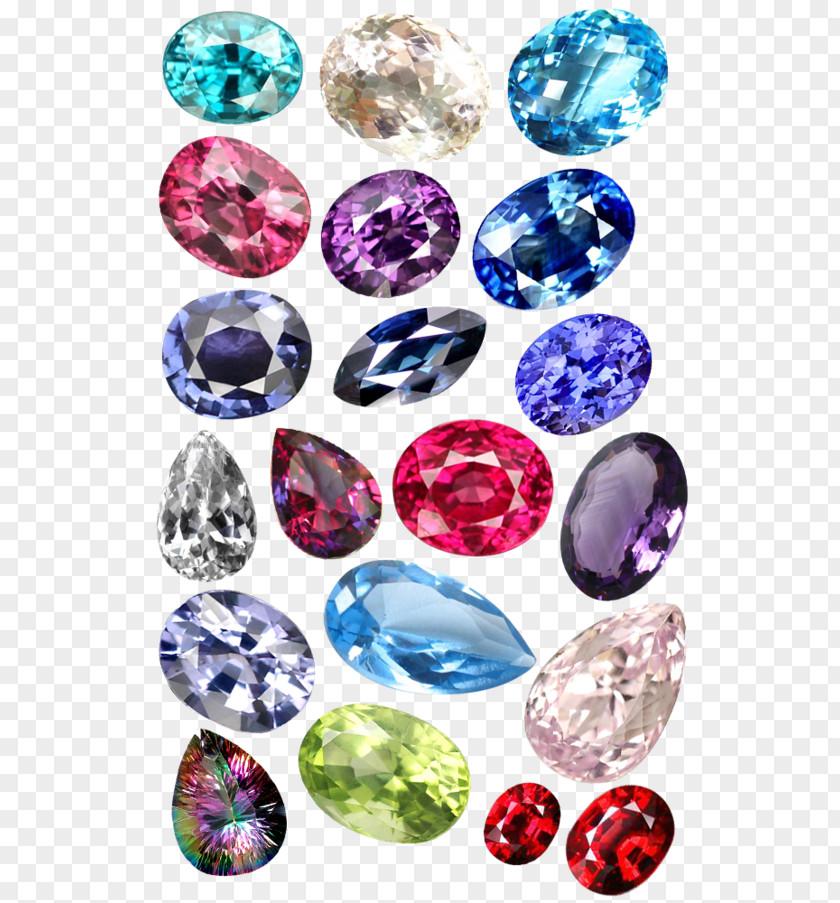 Personalized Single Page Gemstone Clip Art PNG