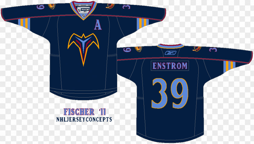 T-shirt Sports Fan Jersey Atlanta Thrashers Logo PNG