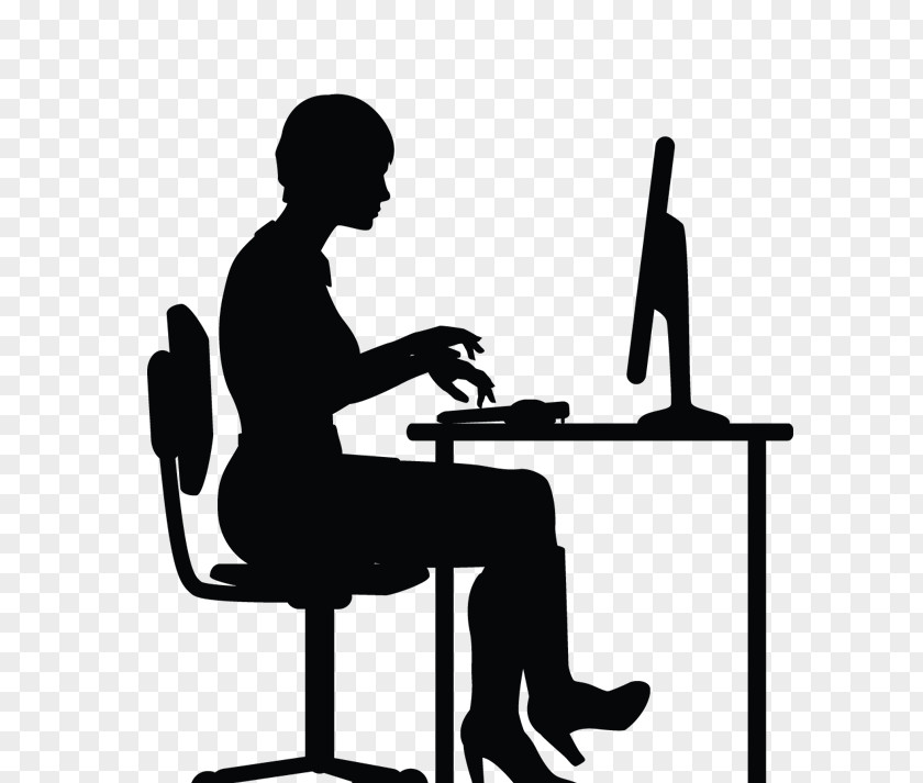 Chair Job Silhouette Sitting PNG