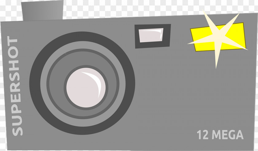 Gray Monochrome Imaging Camera Flash Photography Clip Art PNG