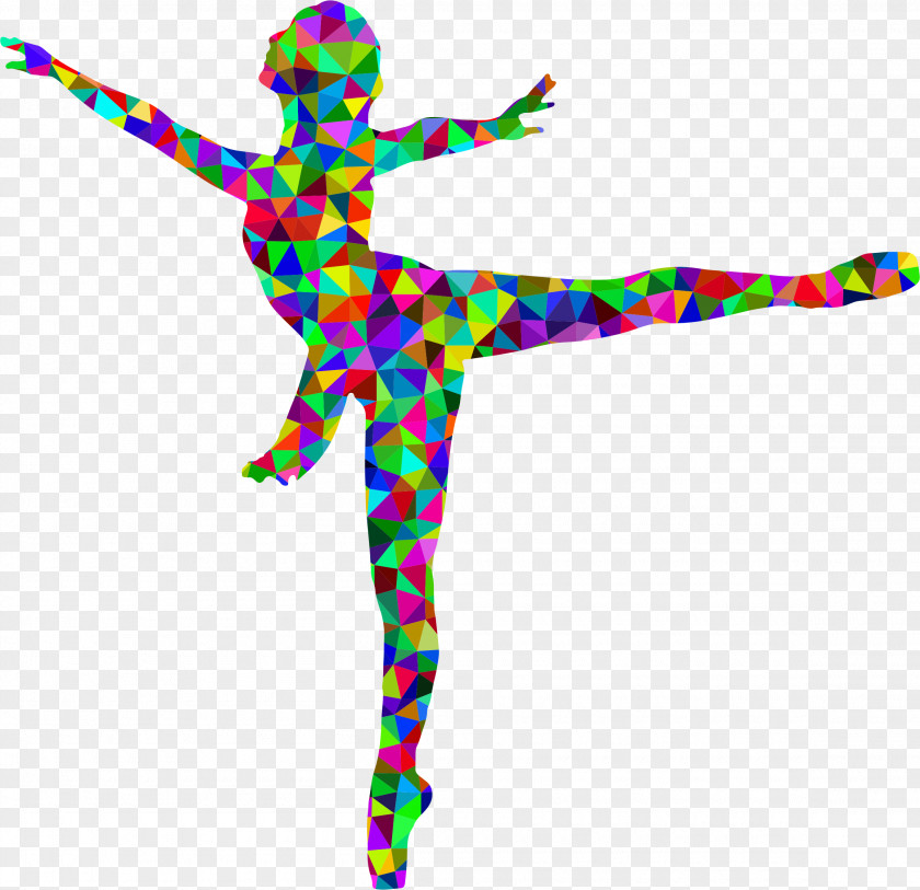 Low Poly Ballet Dancer Clip Art PNG