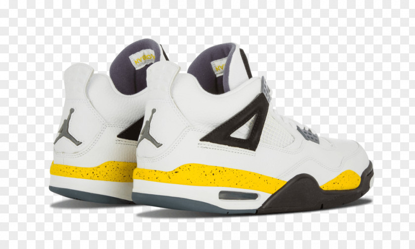 Yellow Remember History Air Jordan Sneakers White Basketball Shoe PNG