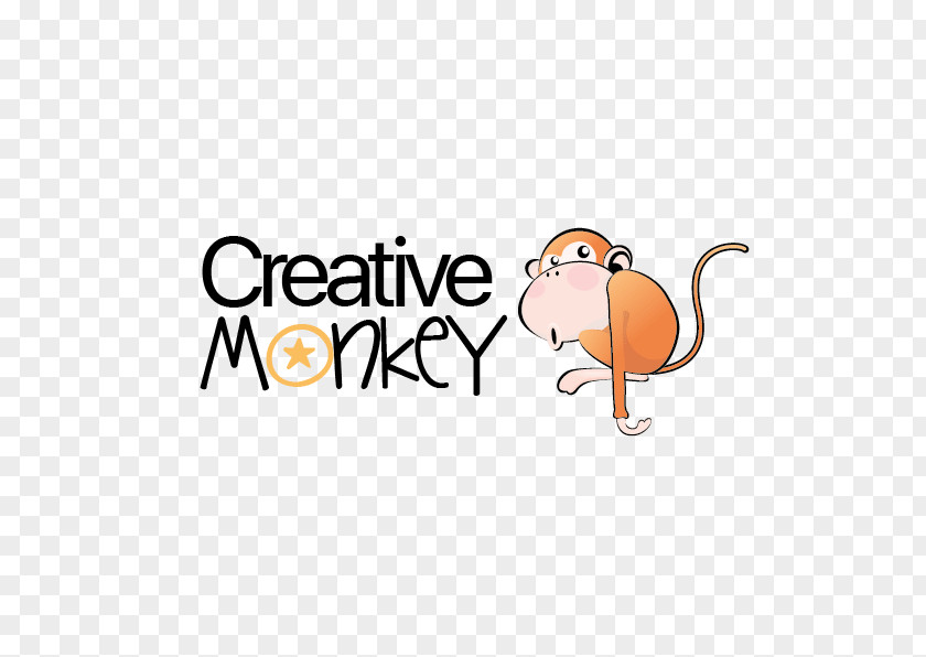 Design Logo Creative Monkey Studio Web PNG