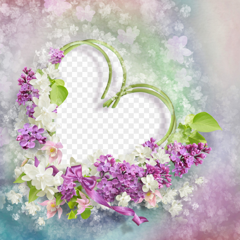 Flowers Heart Star Icon PNG