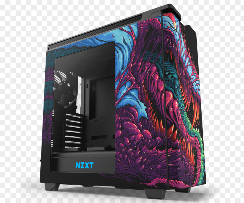 Hyperx Gaming Headset Blue Computer Cases & Housings NZXT H440 Hyper Beast Mid Tower Case With Side Window ATX Acer Iconia One 10 PNG