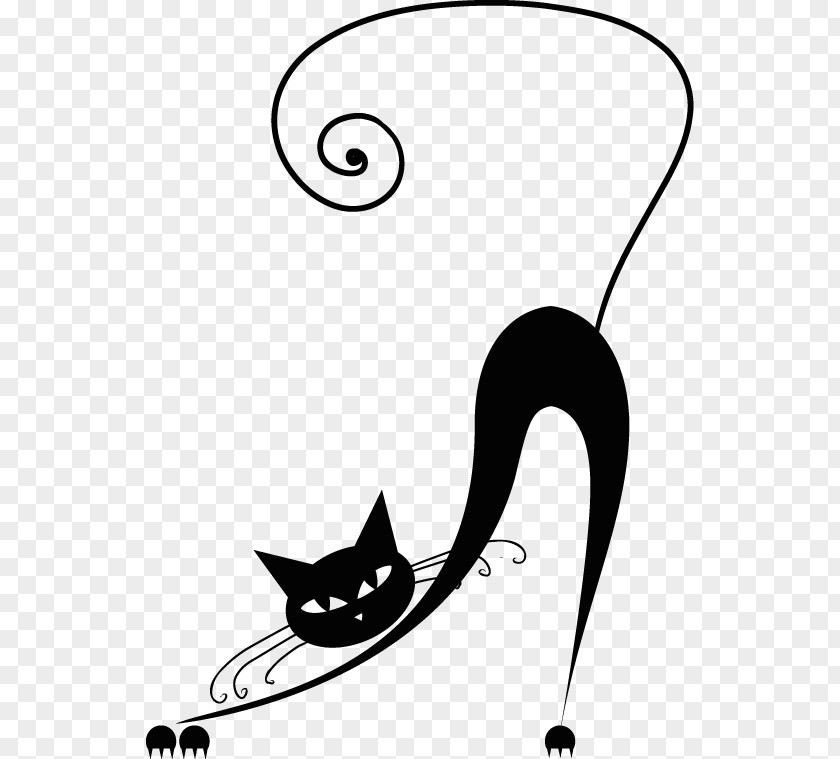 Kitten Black Cat British Longhair Siamese Silhouette PNG