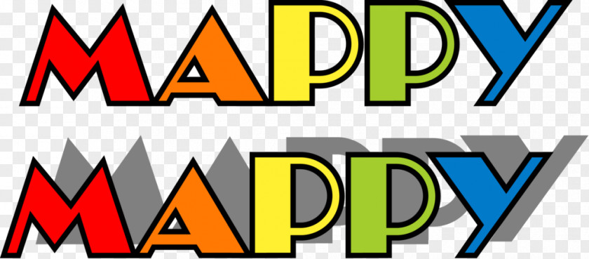 Mappy Logo Dig Dug Video Games Arcade Game PNG