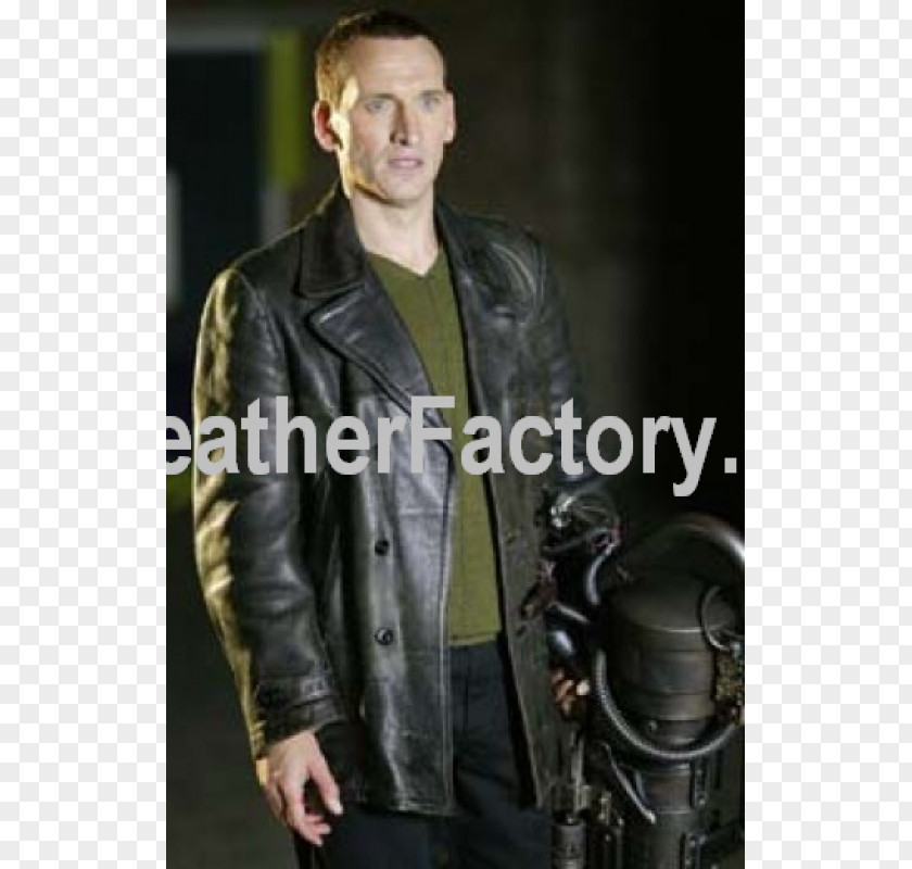 Real Leather Christopher Eccleston Ninth Doctor Who Tenth PNG