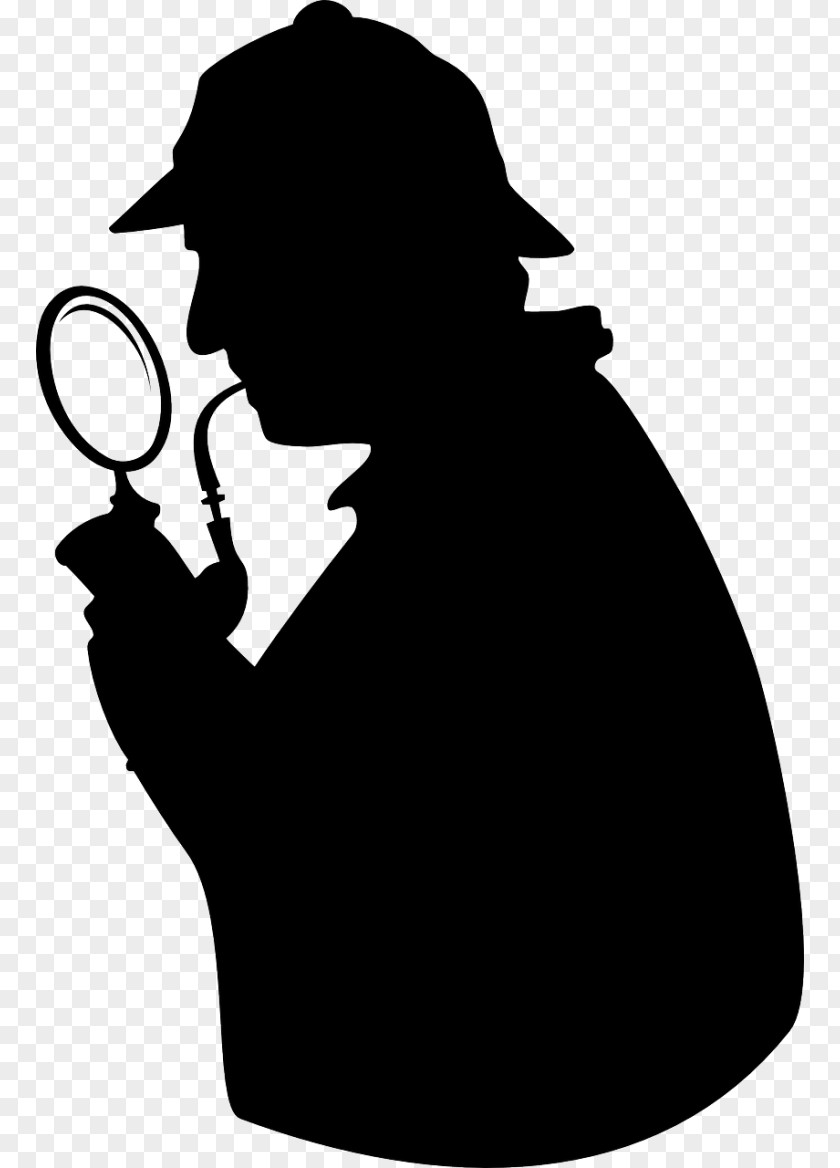 Silhouette Detective Laura Diamond Sherlock Holmes Museum Clip Art PNG