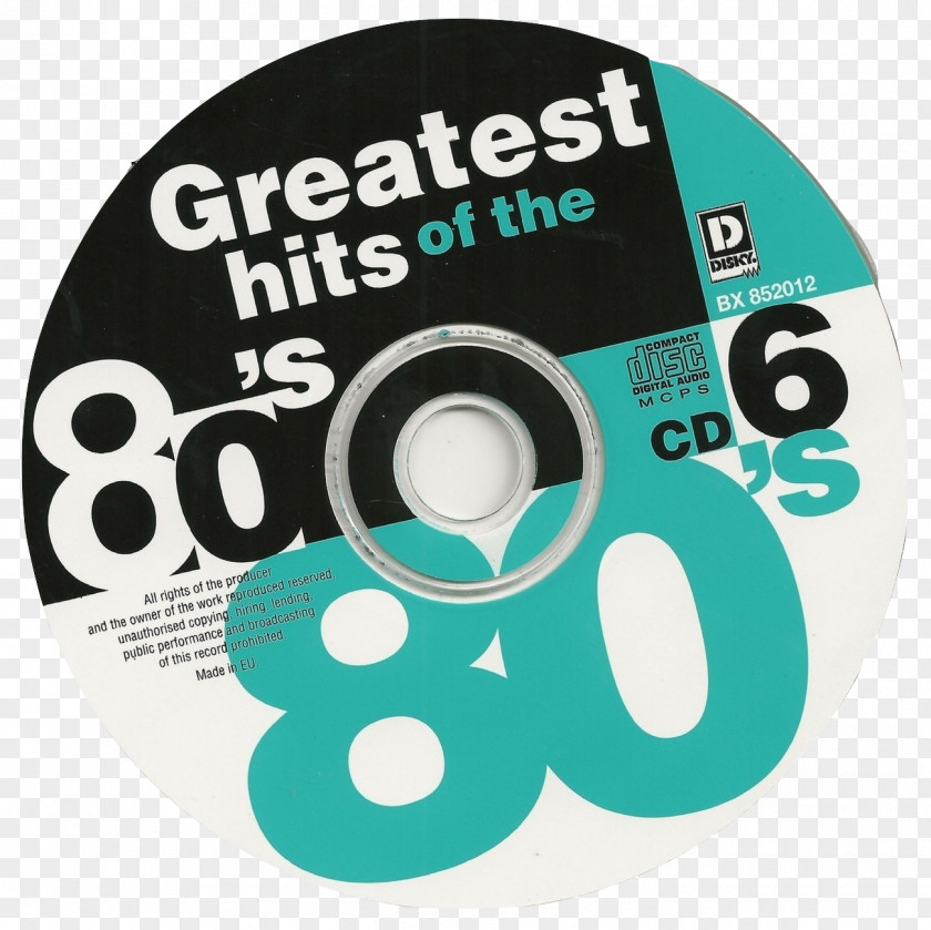 1980s Greatest Hits Album Compact Disc Music PNG disc Music, others clipart PNG