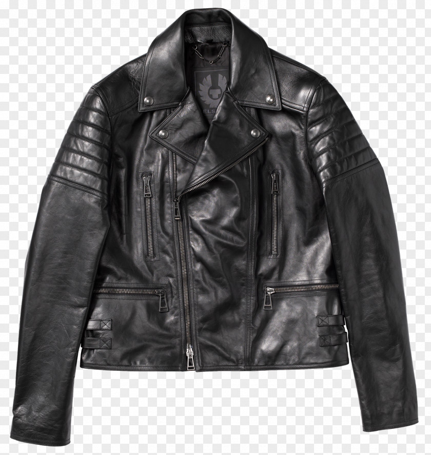 Jacket Leather Shearling Flight PNG