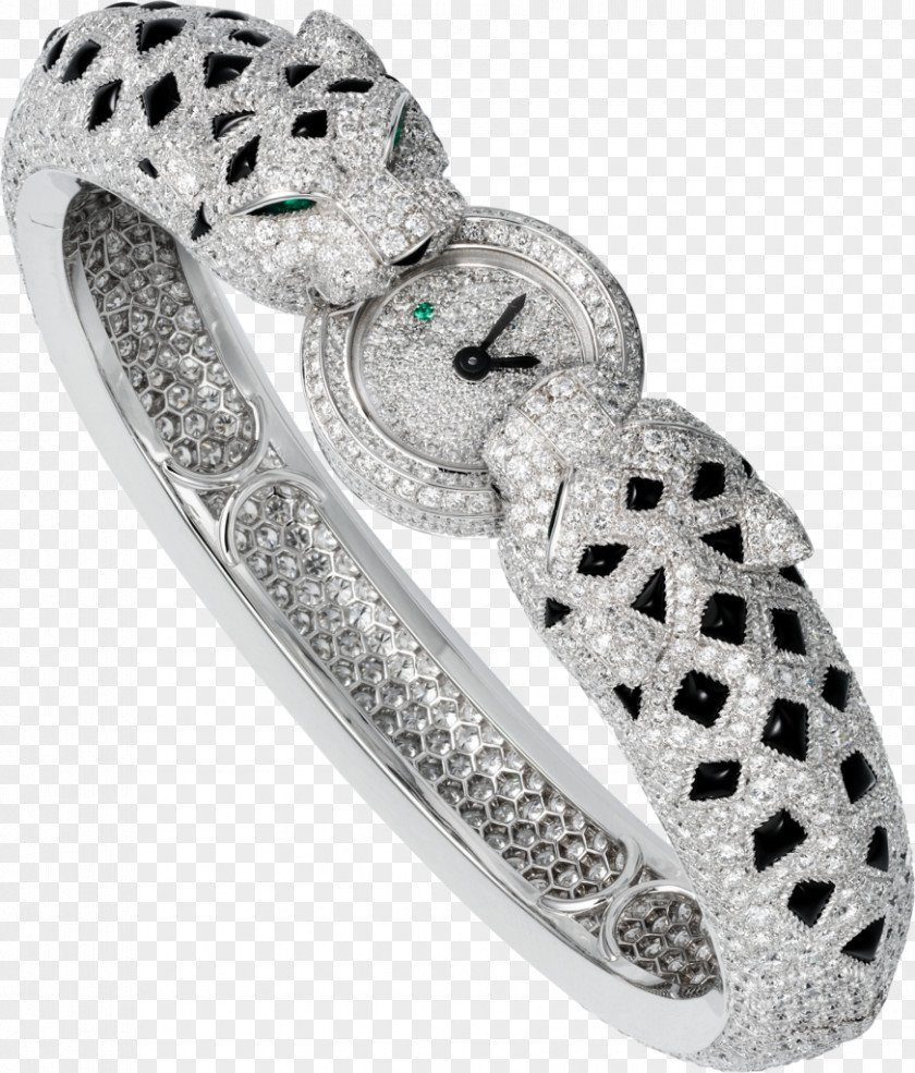 Jewellery Model Cartier Watch Bracelet Diamond PNG