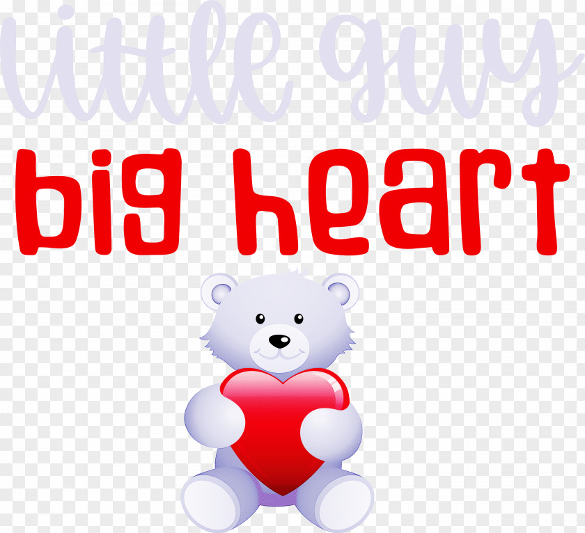 Little Guy Big Heart Valentines Day Quote PNG