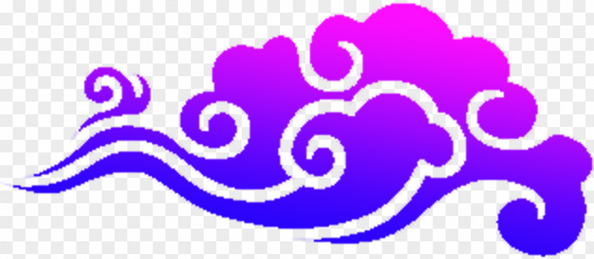 Purple Clouds Chinese Style Cloud Euclidean Vector PNG