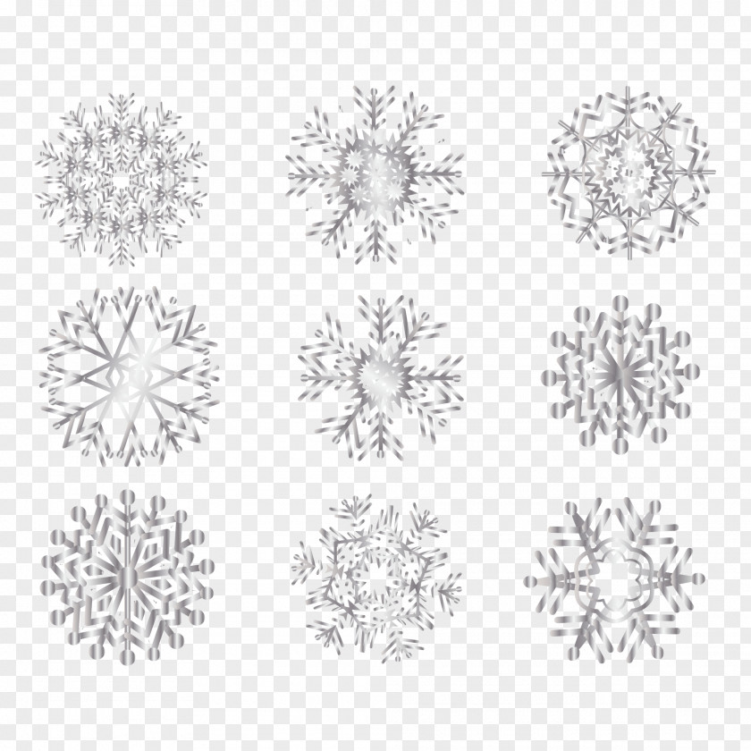 White Snowflakes Snowflake PNG