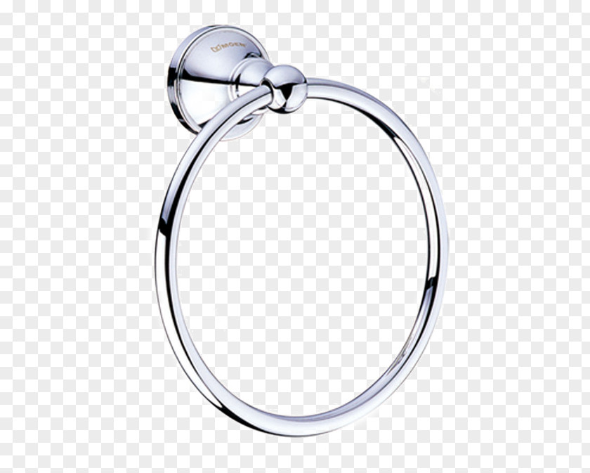 All Copper Chrome Towel Ring Bathroom Accessories Shower Kitchen PNG