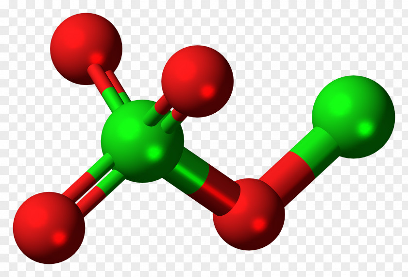 Ball Perchlorate Molecule Chlorine Chloride Molecular Formula PNG