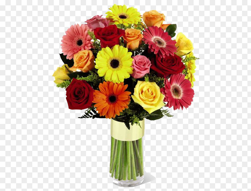 Bouquet Of Flowers Flower Transvaal Daisy Floristry Cut PNG
