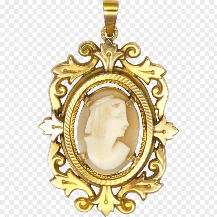 Brass Locket 01504 PNG