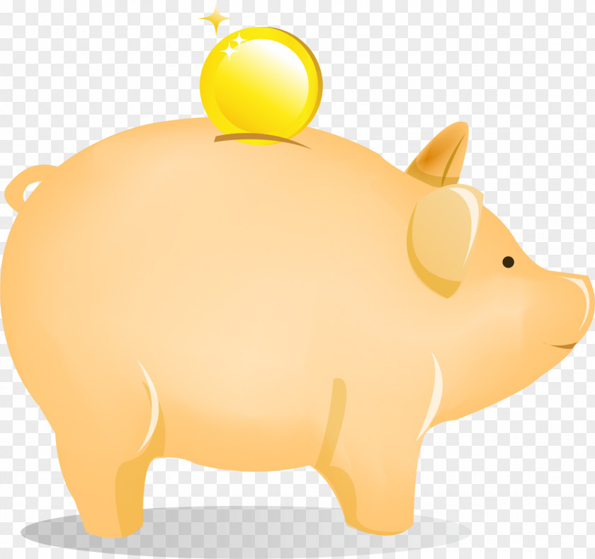Cartoon Piggy Bank PNG