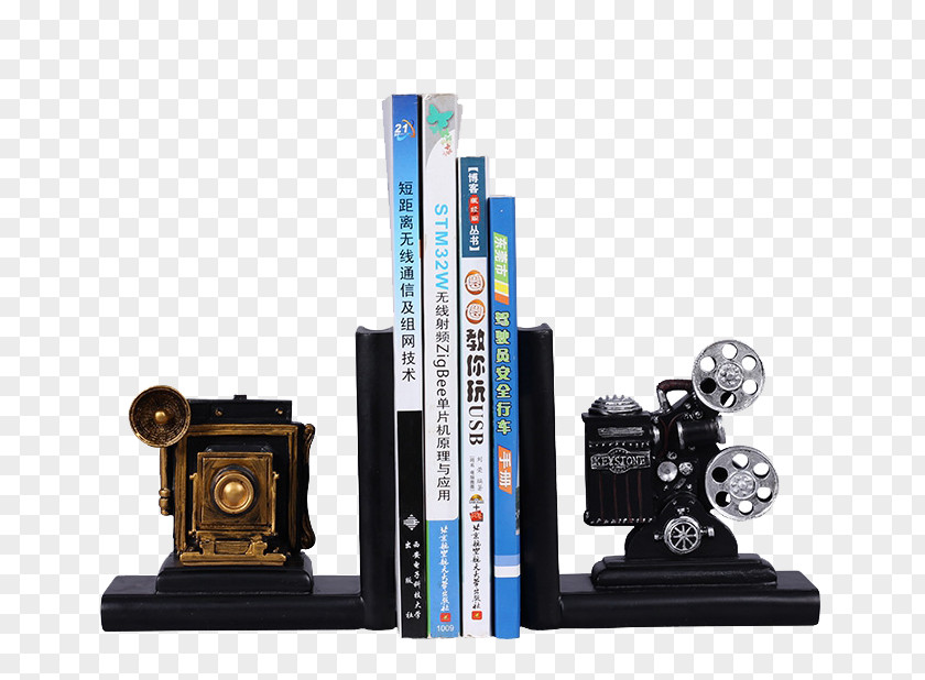 Film Projector Bookshelf Movie Lamp PNG