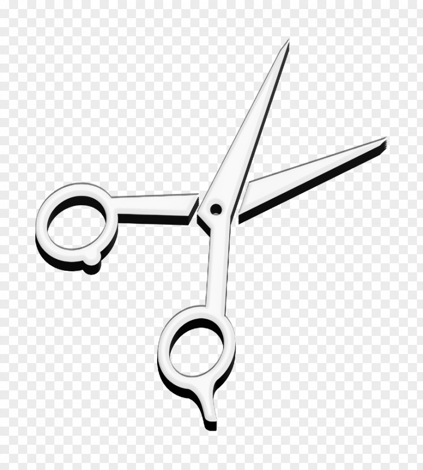 Hair Salon Icon Scissors Opened Tool Tools And Utensils PNG