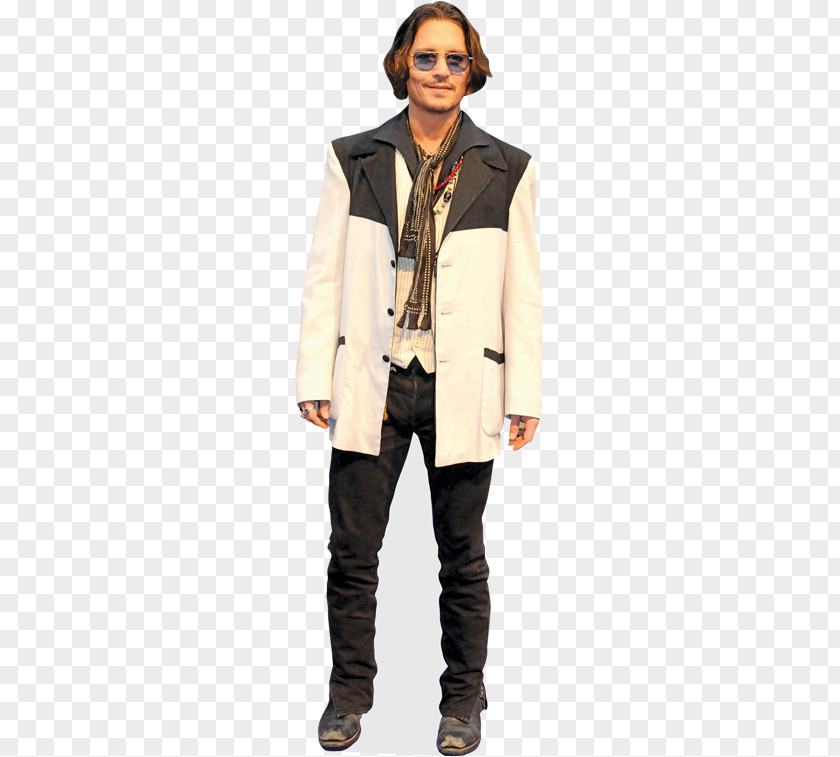 Johnny Depp Actor Celebrity Standee Jacket PNG