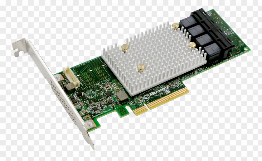 Microsemi SmartRAID Adapter Adaptec 2295000-R Smartraid 3154-16i Serial Attached SCSI Smarthba PNG
