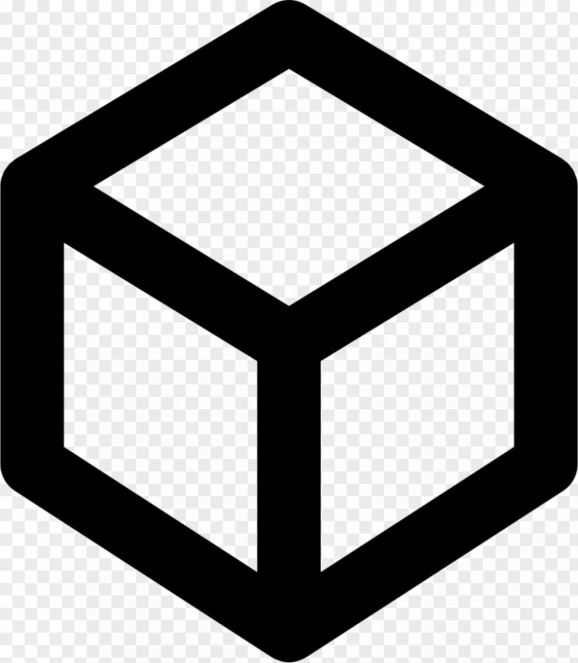 Cube Logo Symbol Geometry PNG