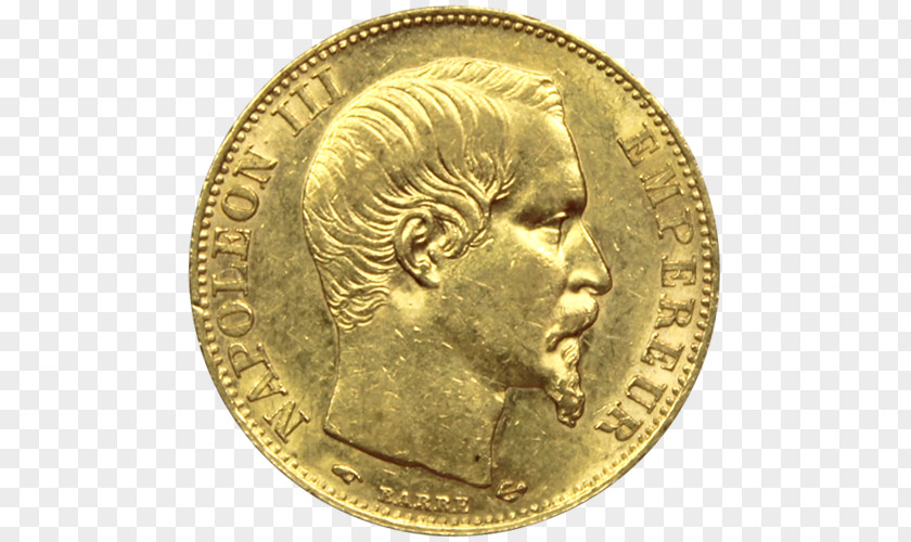 Fifty Dollar Bills Rare Napoléon Gold Coin Franc Belgium PNG