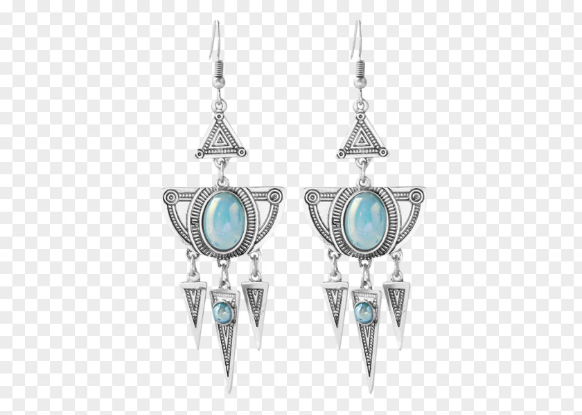 Geometric Layers Earring Turquoise Anklet Clothing Jewellery PNG