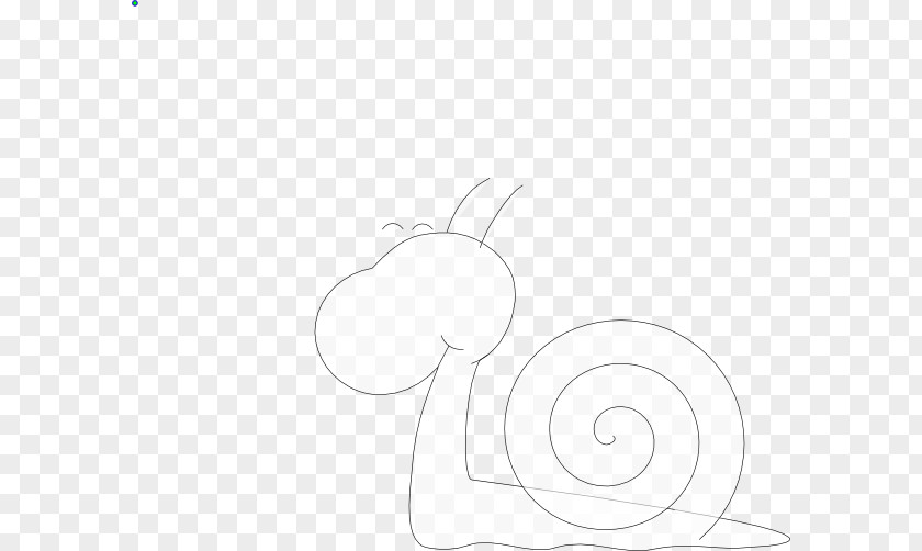 Snail Drawing Line Art PNG