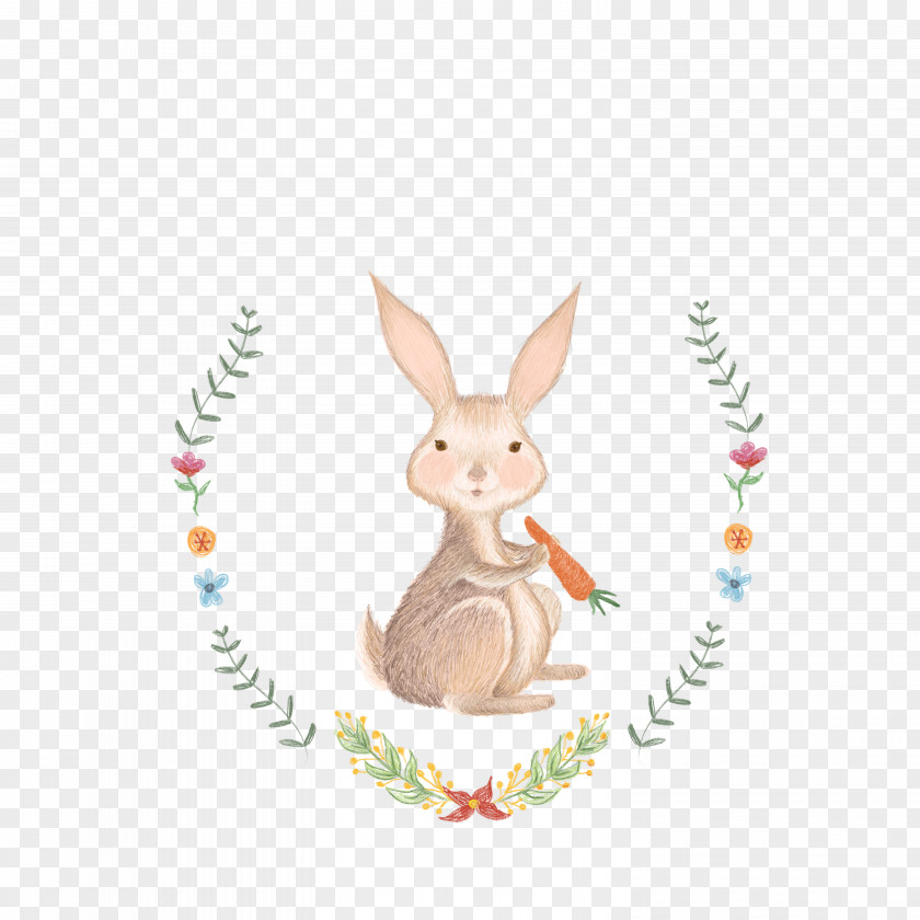 Sweet Rabbit Domestic Easter Bunny Hare PNG
