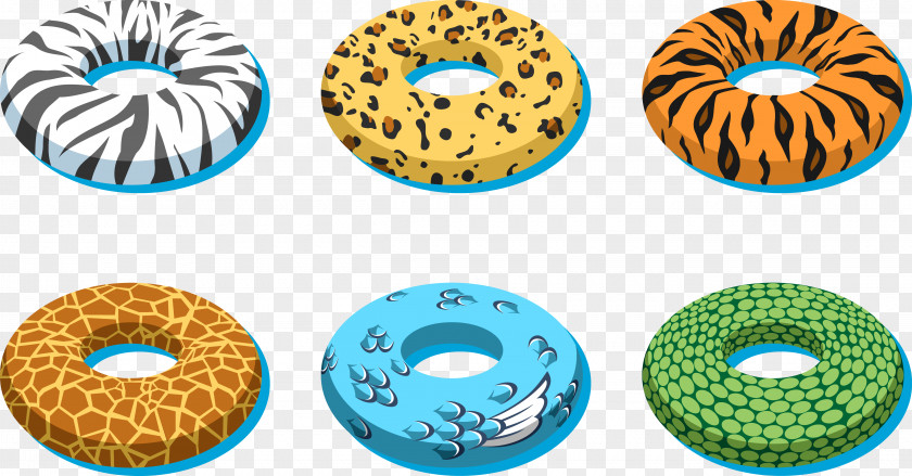 Cartoon Creative Swim Ring Designer Clip Art PNG