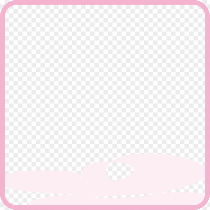 Hand Painted Pink Diamond Border Pattern PNG
