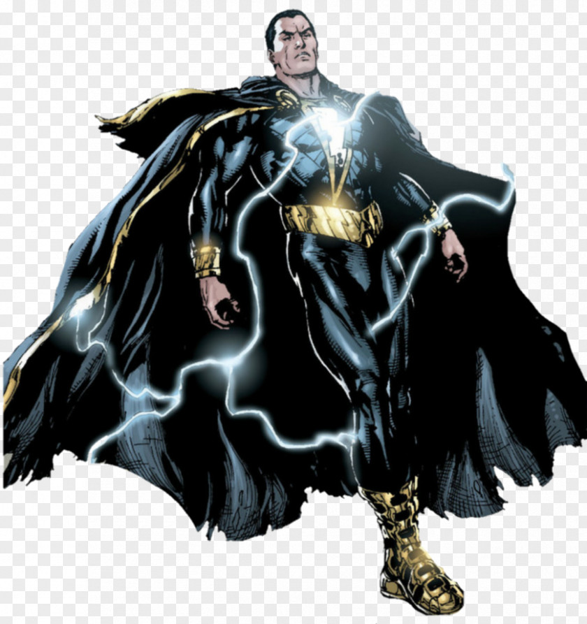 Modern Captain Marvel Thor Black Adam Panther Shazam PNG