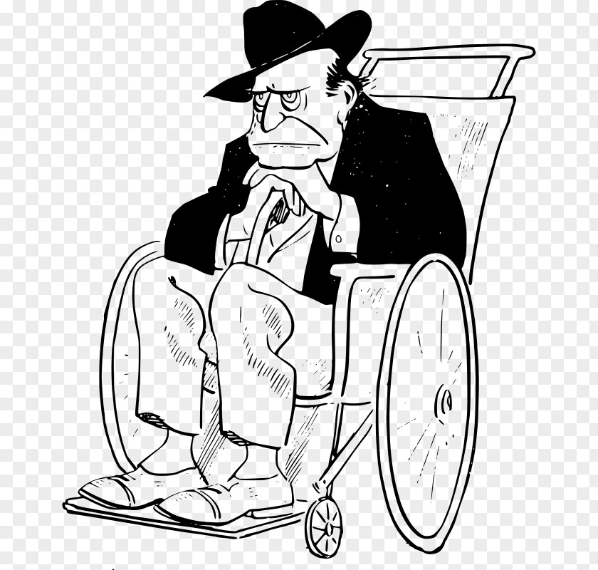 Wheelchair Old Age Clip Art PNG