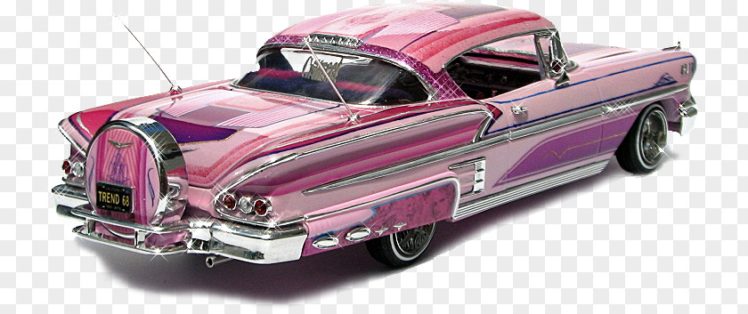 Lowrider Chevrolet Impala Monte Carlo Classic Car PNG