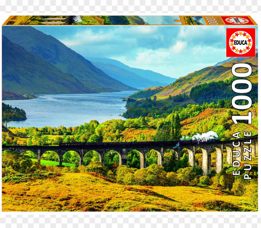 Educação Glenfinnan Viaduct Jigsaw Puzzles Educa Borràs PNG