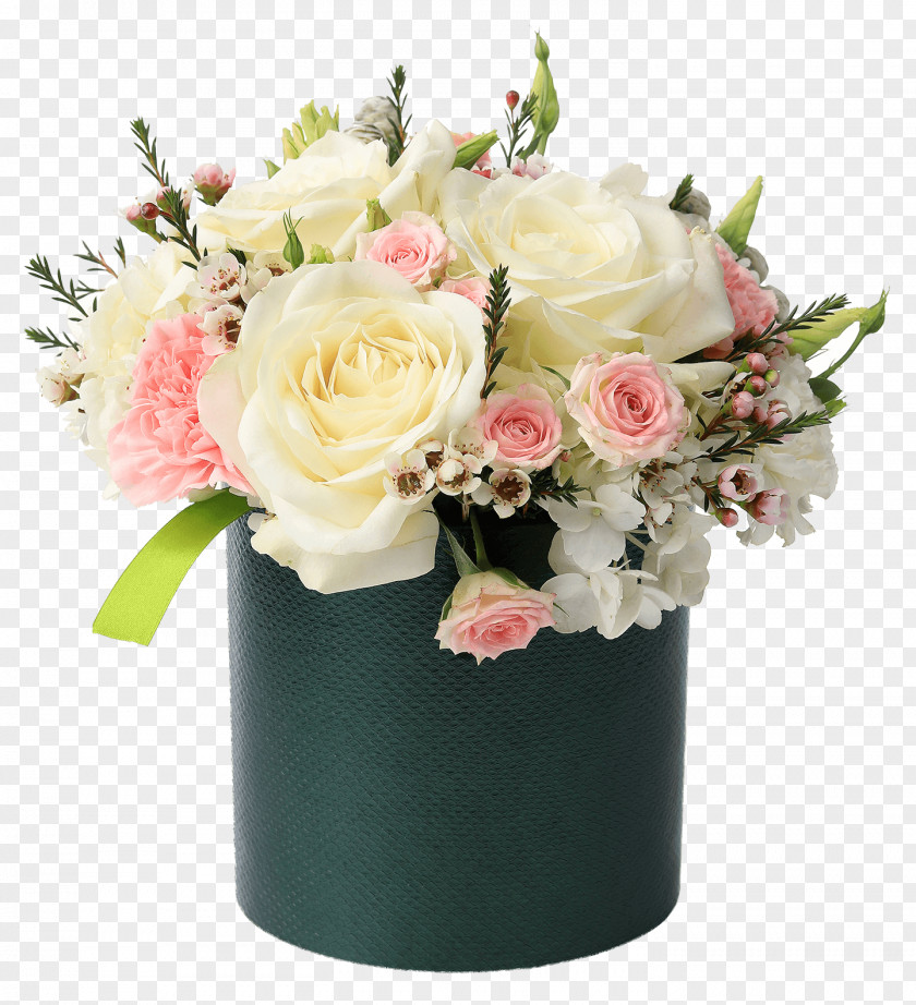 Flower Box Basket Gift PNG