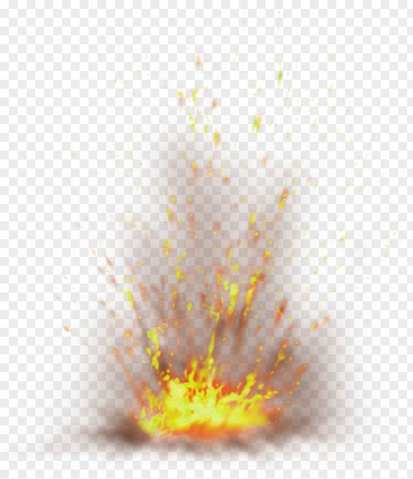Golden Atmosphere Explosion Flame Effect Element PNG atmosphere explosion flame effect element clipart PNG