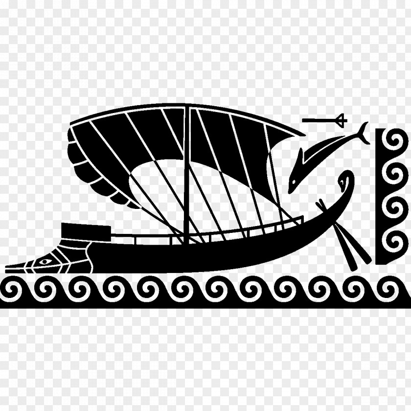 Greece Ancient Odyssey Greek Trireme PNG