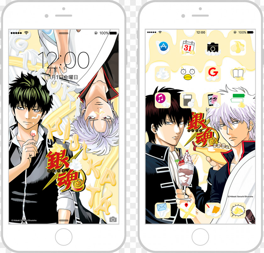 One Piece IPhone 7 Weekly Shōnen Jump Gintoki Sakata 少年ジャンプ+ PNG